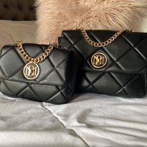 Badgley Mischka Quilted Bag Large